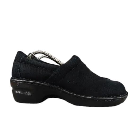 Born Concept Shoes Women 11 Clogs Slip On Leather Classic Black Comfort Walk Boc - Picture 1 of 14